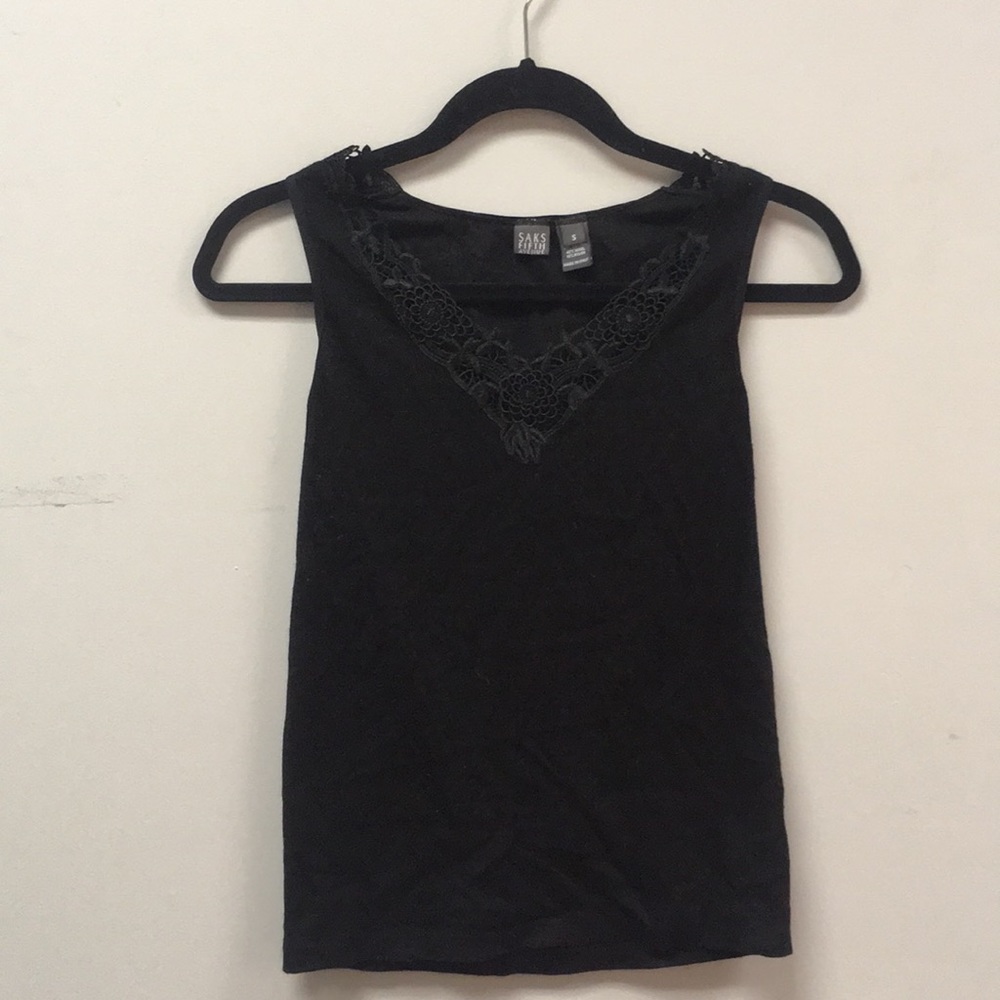 Wool and Lace tank. MADE IN ITALY